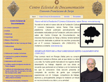 Tablet Screenshot of franciscanosdetarija.com